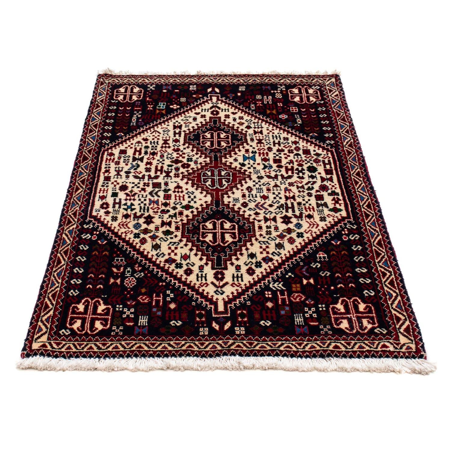 Persisk tæppe - Nomadisk - 123 x 75 cm - beige