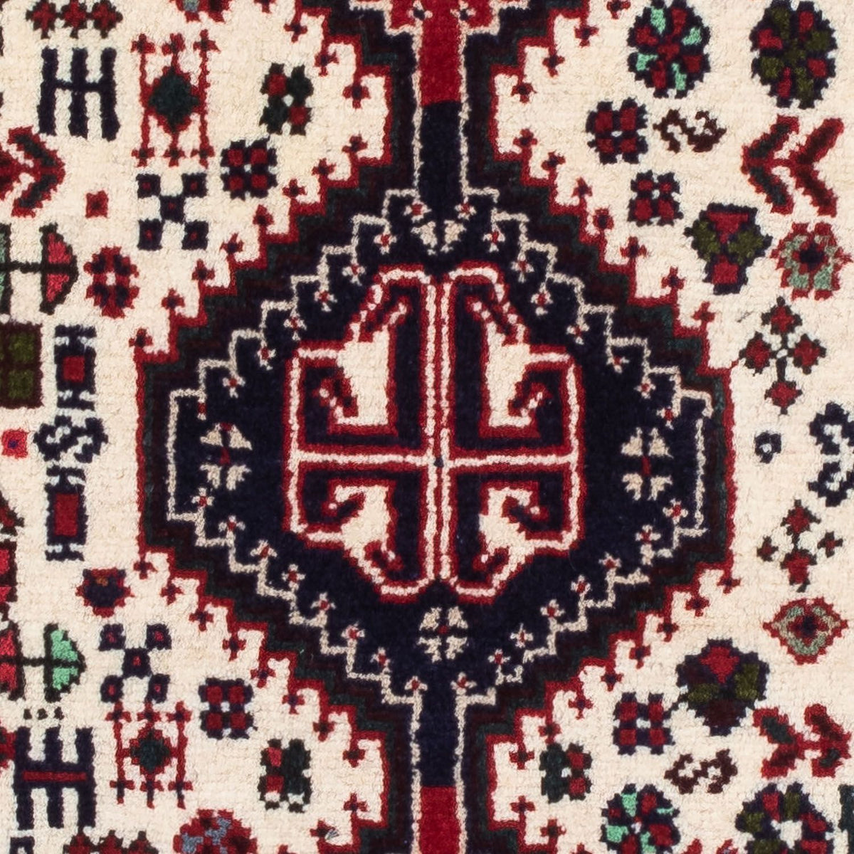 Persisk tæppe - Nomadisk - 120 x 78 cm - beige