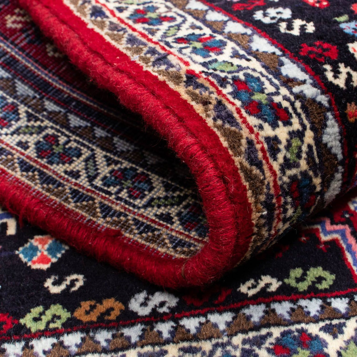 Persisk tæppe - Nomadisk - 118 x 80 cm - mørkerød