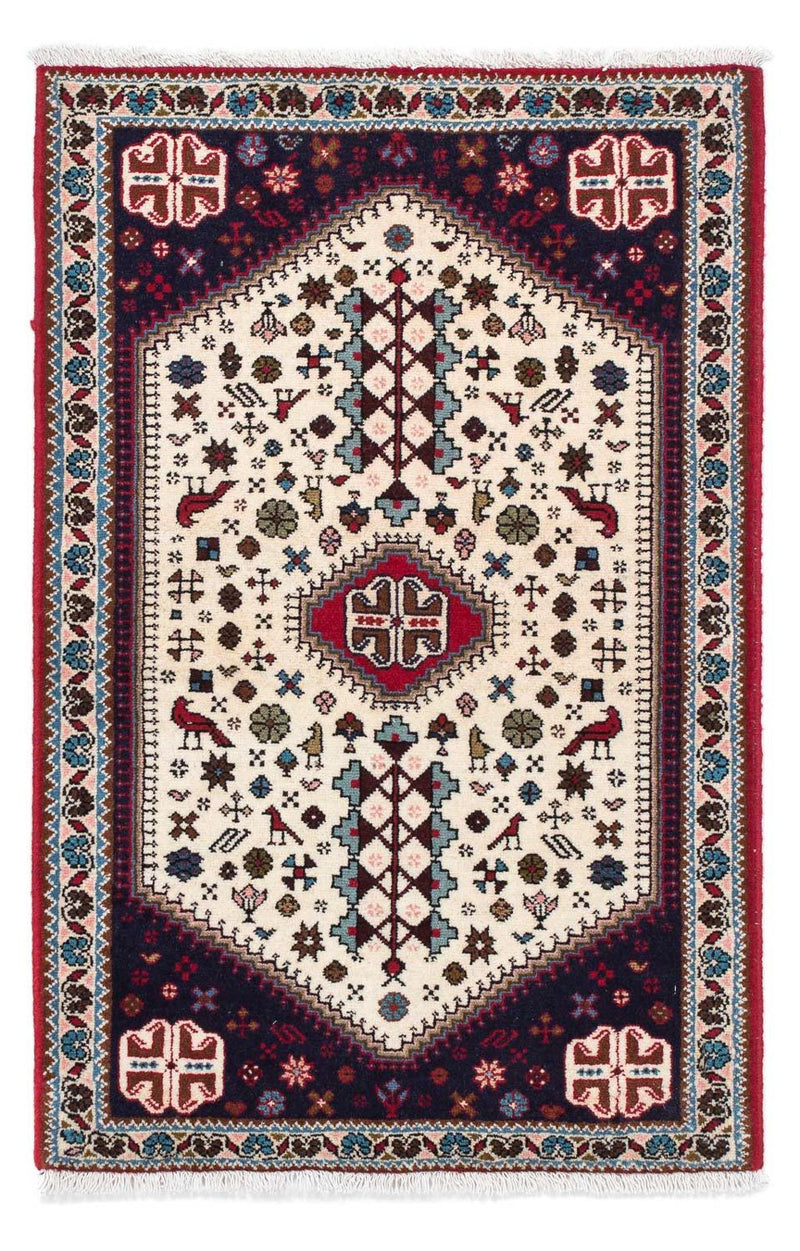Persisk tæppe - Nomadisk - 116 x 75 cm - beige