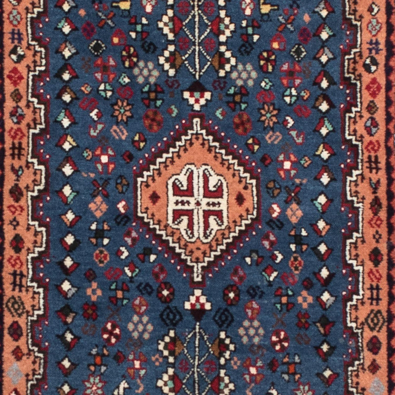 Løber Persisk tæppe - Nomadisk - 206 x 78 cm - mørkeblå