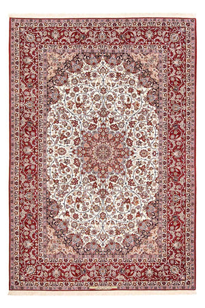 Persisk tæppe - Isfahan - Premium - 308 x 206 cm - rød