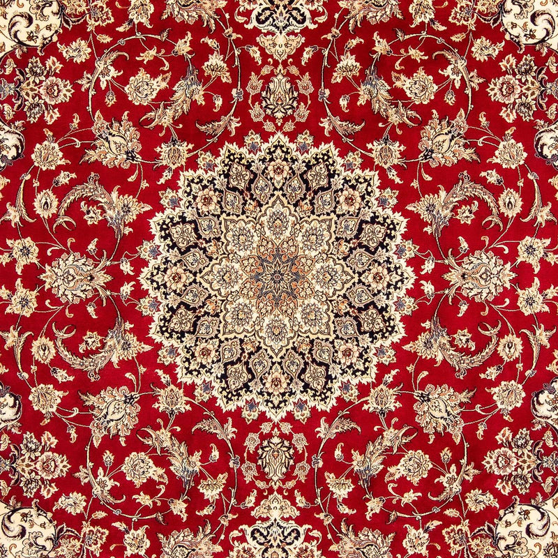 Persisk tæppe - Isfahan - Premium - 356 x 250 cm - rød