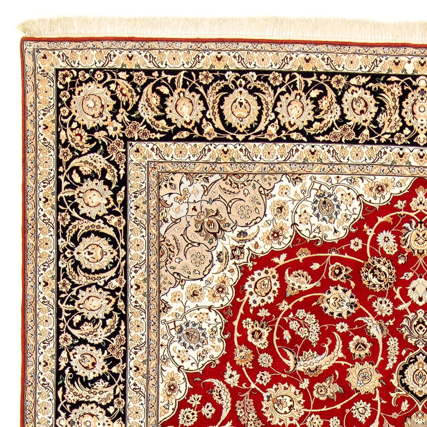 Isfahan Tæppe 370x253cm - Persisk tæppe