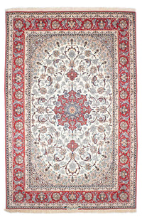 Persisk tæppe - Isfahan - Premium - 243 x 156 cm - beige