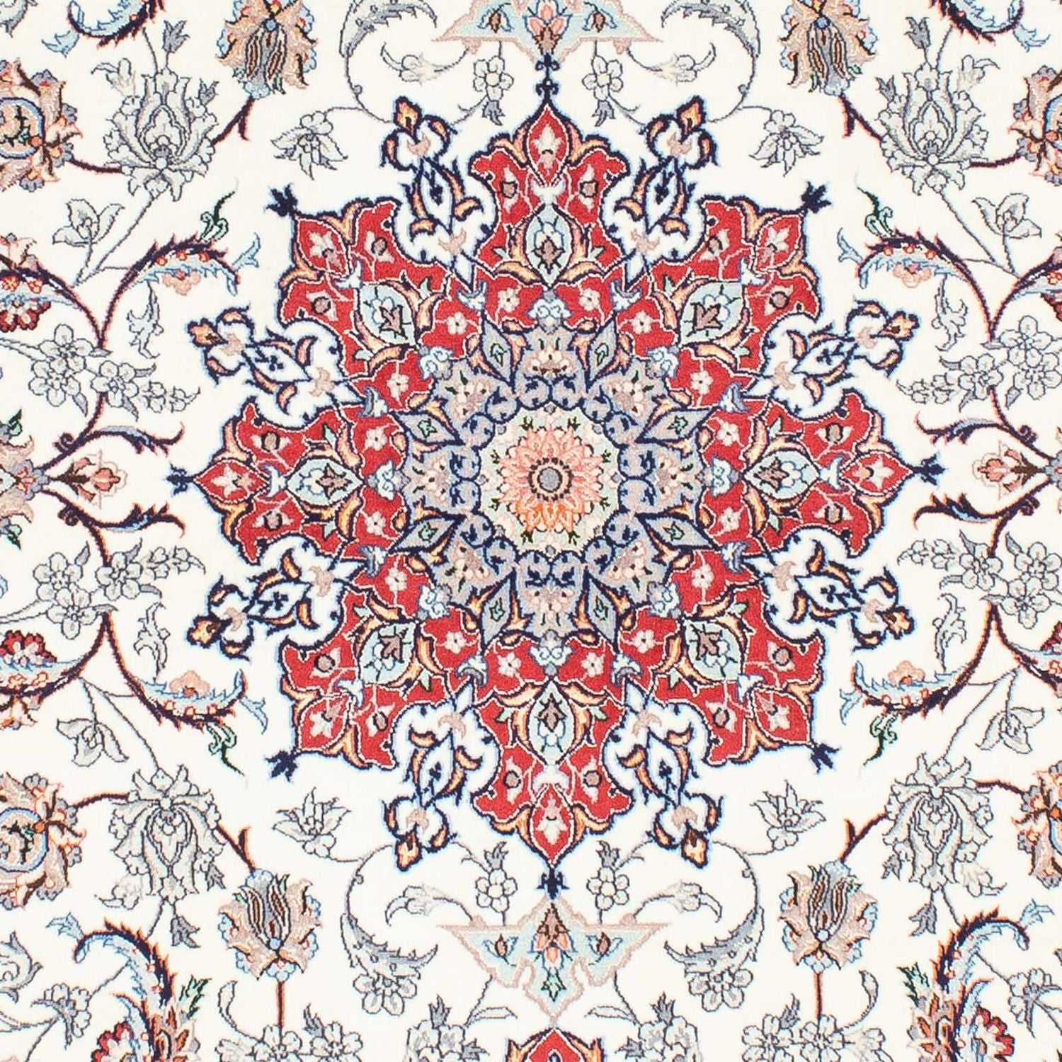 Persisk tæppe - Isfahan - Premium - 243 x 156 cm - beige