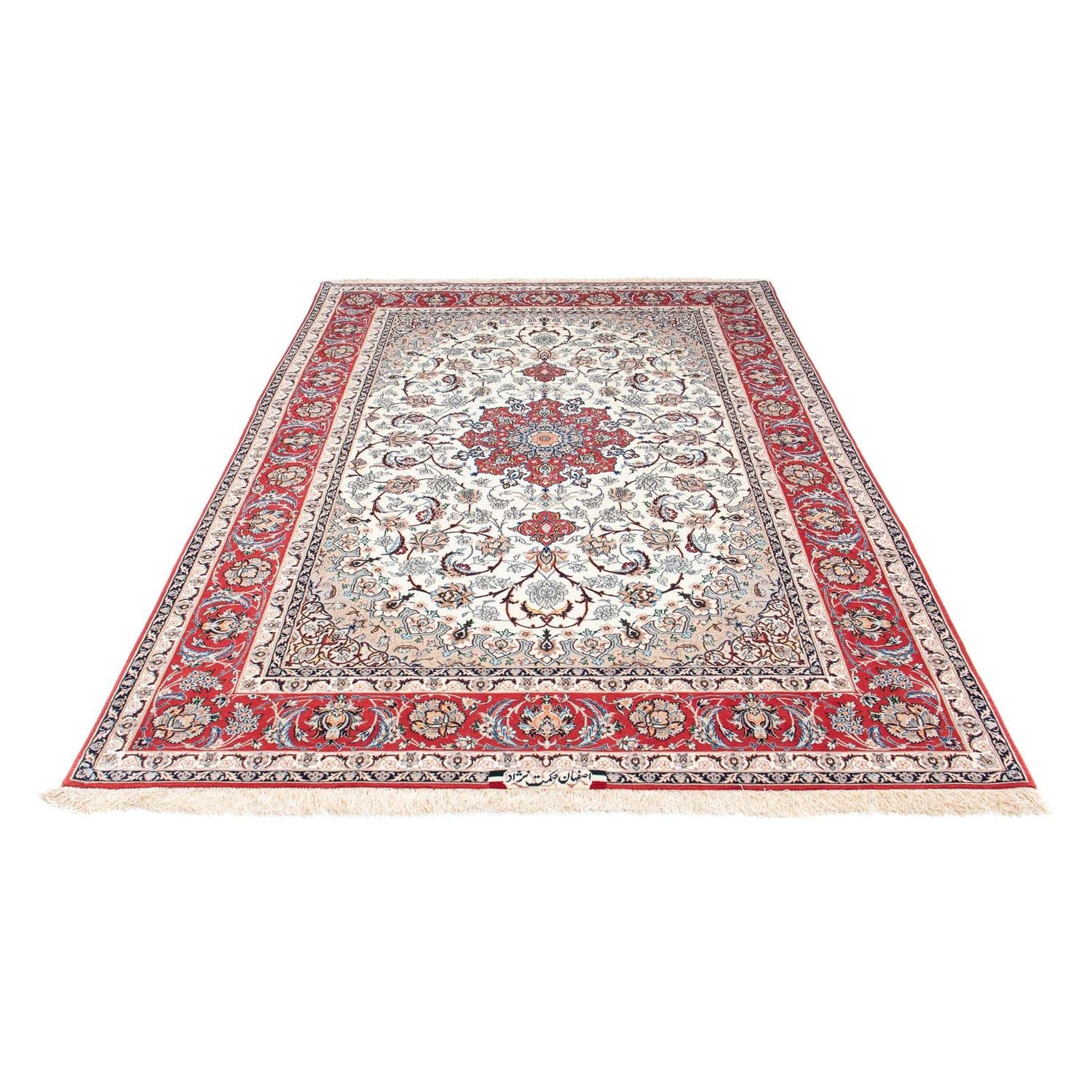 Persisk tæppe - Isfahan - Premium - 243 x 156 cm - beige