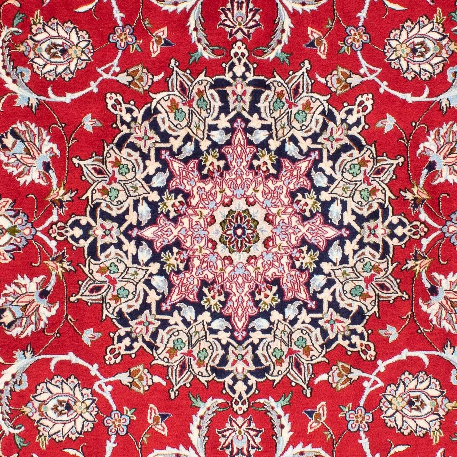 Persisk tæppe - Isfahan - Premium - 233 x 159 cm - rød