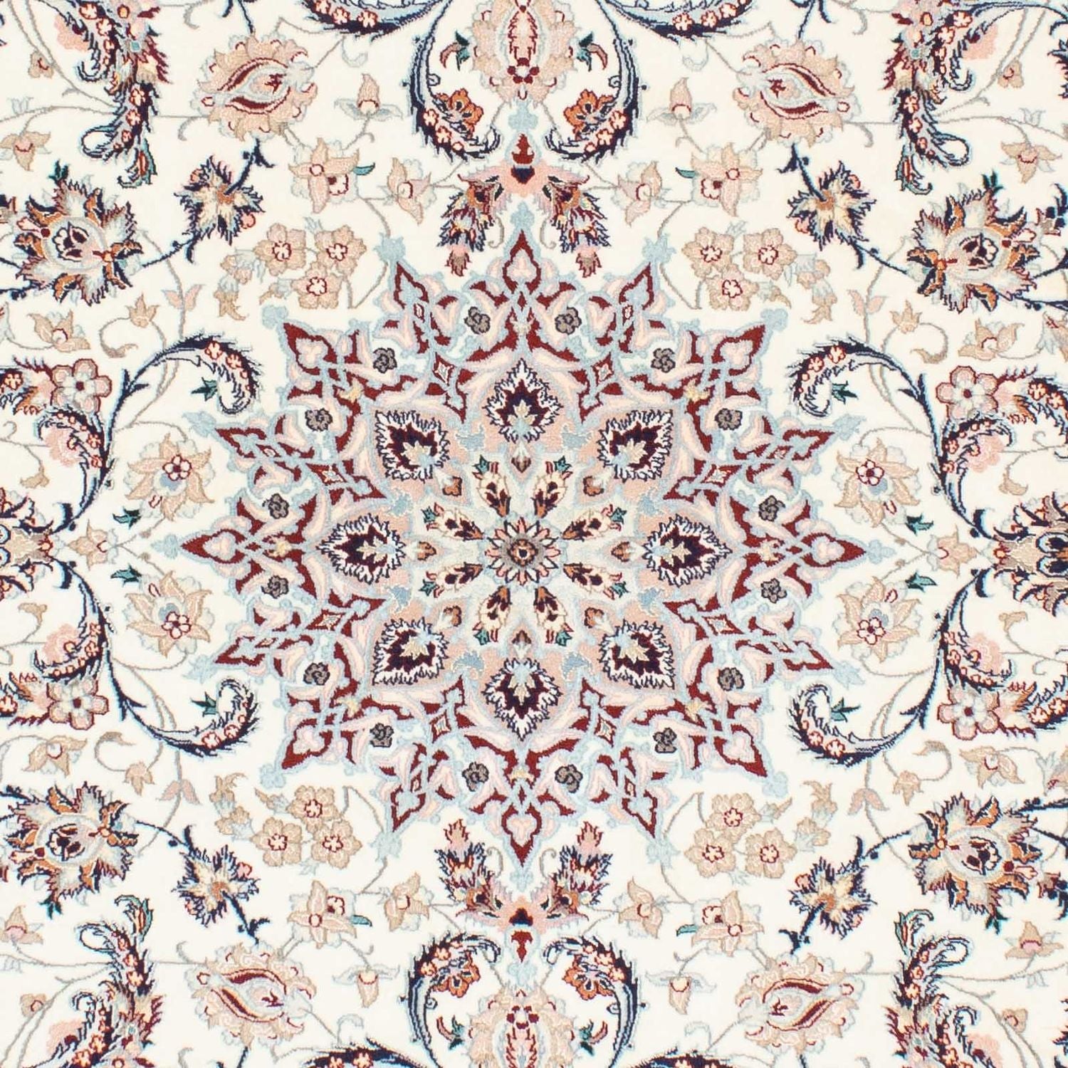Persisk tæppe - Isfahan - Premium - 237 x 155 cm - beige