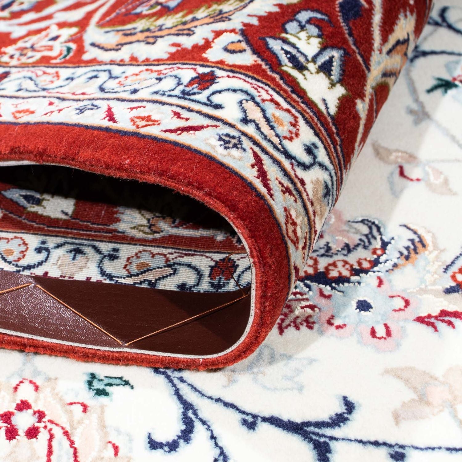 Persisk tæppe - Isfahan - Premium - 237 x 155 cm - beige