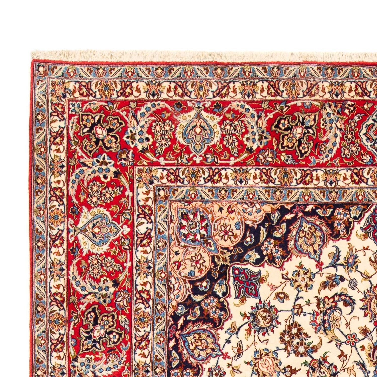 Persisk tæppe - Isfahan - Premium - 326 x 205 cm - rød