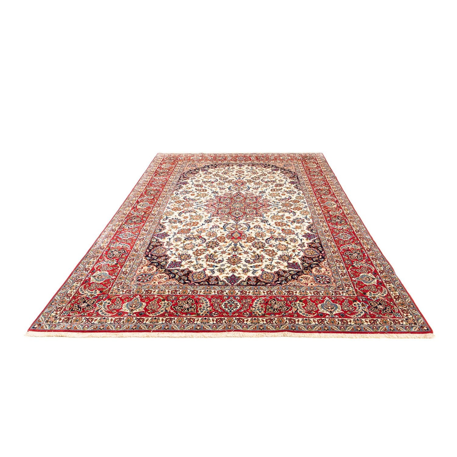 Persisk tæppe - Isfahan - Premium - 326 x 205 cm - rød