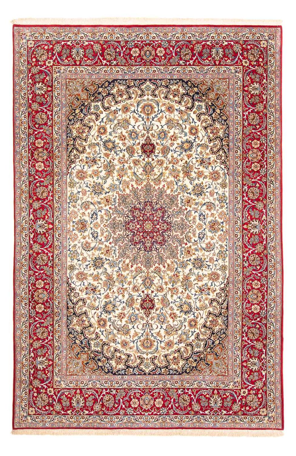 Persisk tæppe - Isfahan - Premium - 308 x 205 cm - rød