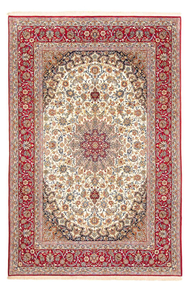 Persisk tæppe - Isfahan - Premium - 308 x 205 cm - rød
