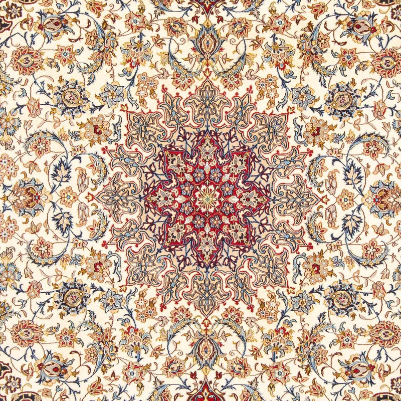 Persisk tæppe - Isfahan - Premium - 308 x 205 cm - rød