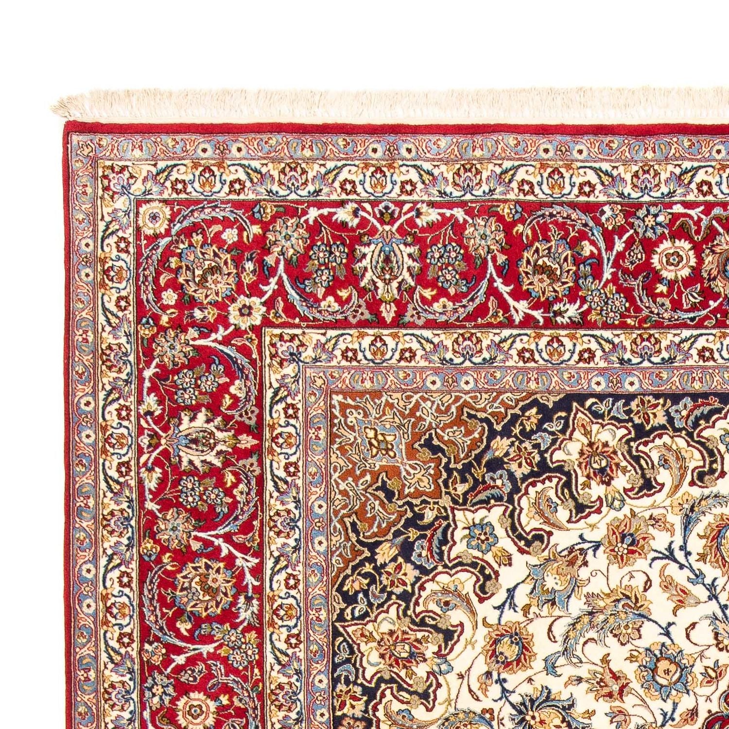 Persisk tæppe - Isfahan - Premium - 308 x 205 cm - rød