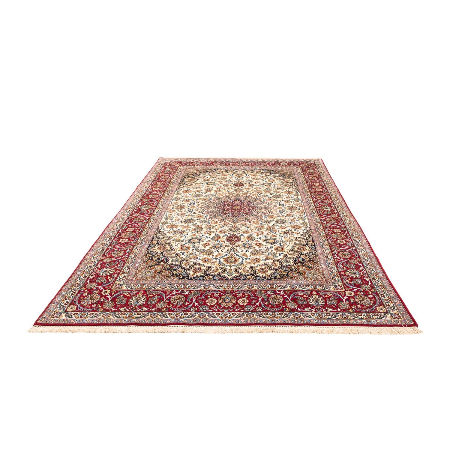 Persisk tæppe - Isfahan - Premium - 308 x 205 cm - rød