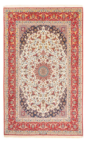 Persisk tæppe - Isfahan - Premium - 310 x 197 cm - rød