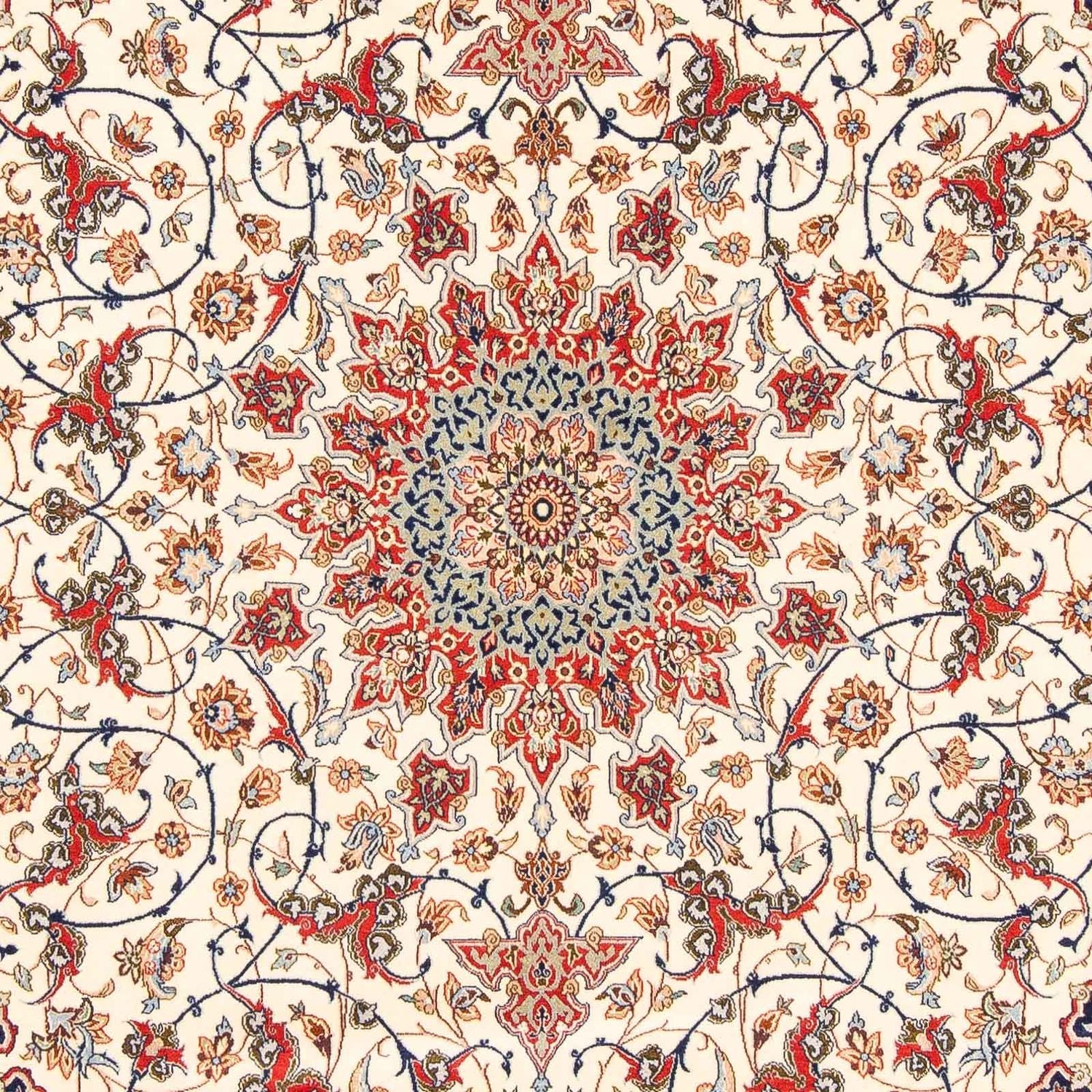 Persisk tæppe - Isfahan - Premium - 310 x 197 cm - rød