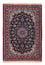 Persisk tæppe - Isfahan - Premium - 104 x 71 cm - mørkerød