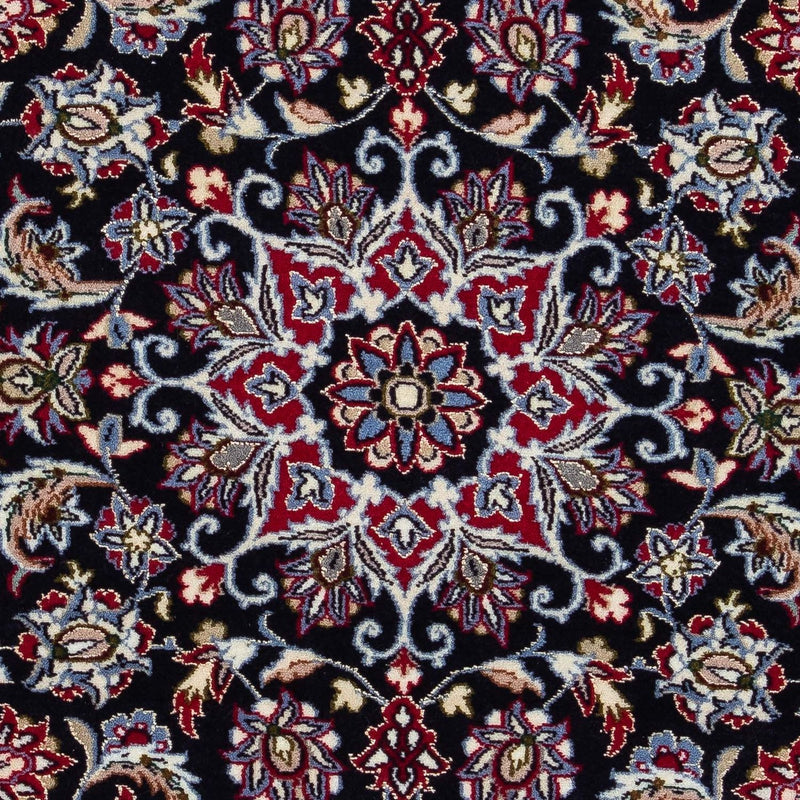 Persisk tæppe - Isfahan - Premium - 104 x 71 cm - mørkerød