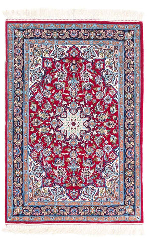 Persisk tæppe - Isfahan - Premium - 107 x 69 cm - rød