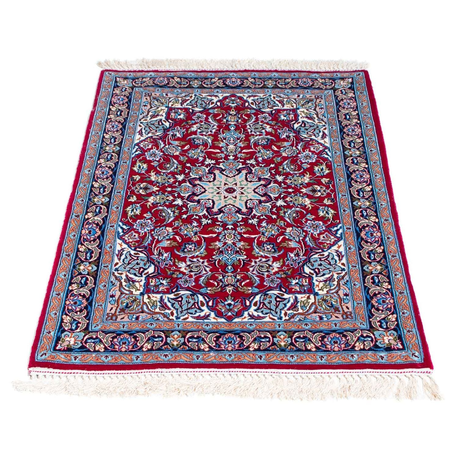 Persisk tæppe - Isfahan - Premium - 107 x 69 cm - rød