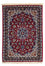 Persisk tæppe - Isfahan - Premium - 101 x 71 cm - mørkerød