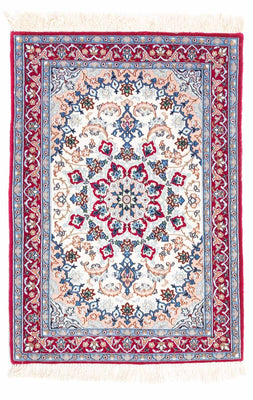 Persisk tæppe - Isfahan - Premium - 100 x 71 cm - beige