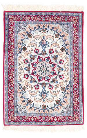 Persisk tæppe - Isfahan - Premium - 100 x 71 cm - beige