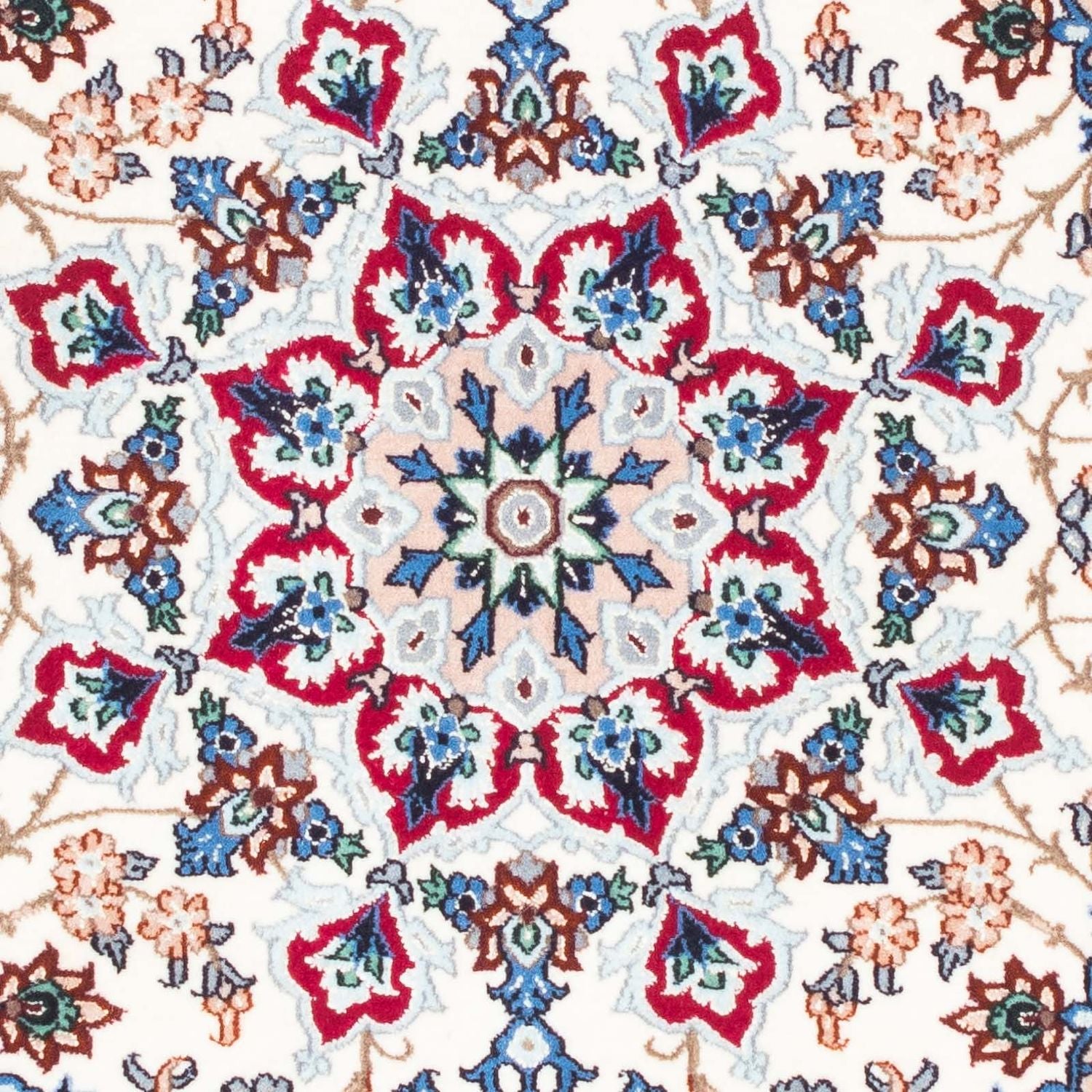 Persisk tæppe - Isfahan - Premium - 100 x 71 cm - beige