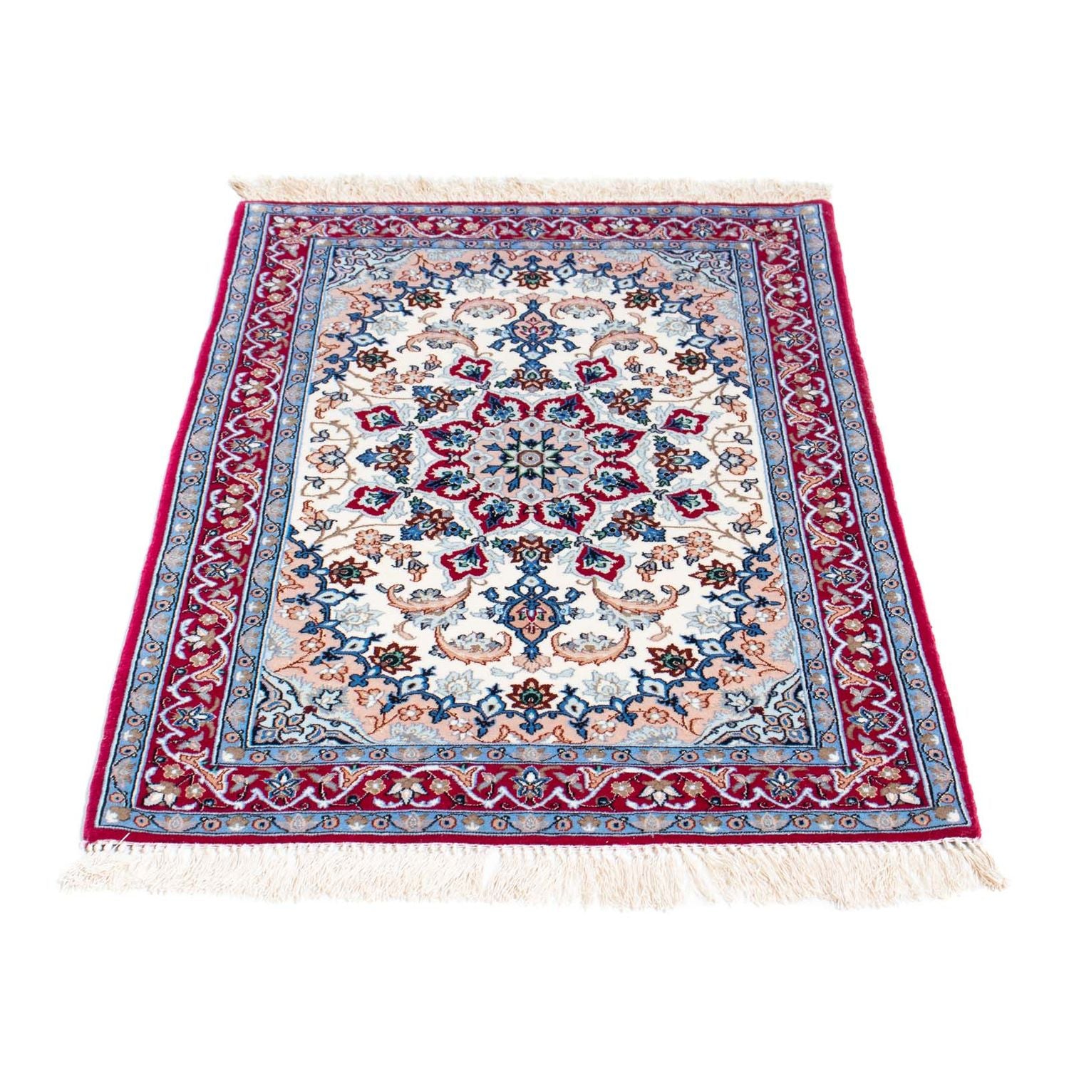 Persisk tæppe - Isfahan - Premium - 100 x 71 cm - beige