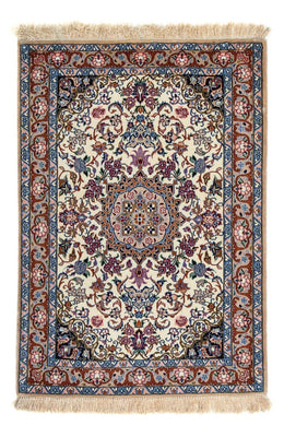 Persisk tæppe - Isfahan - Premium - 102 x 70 cm - beige