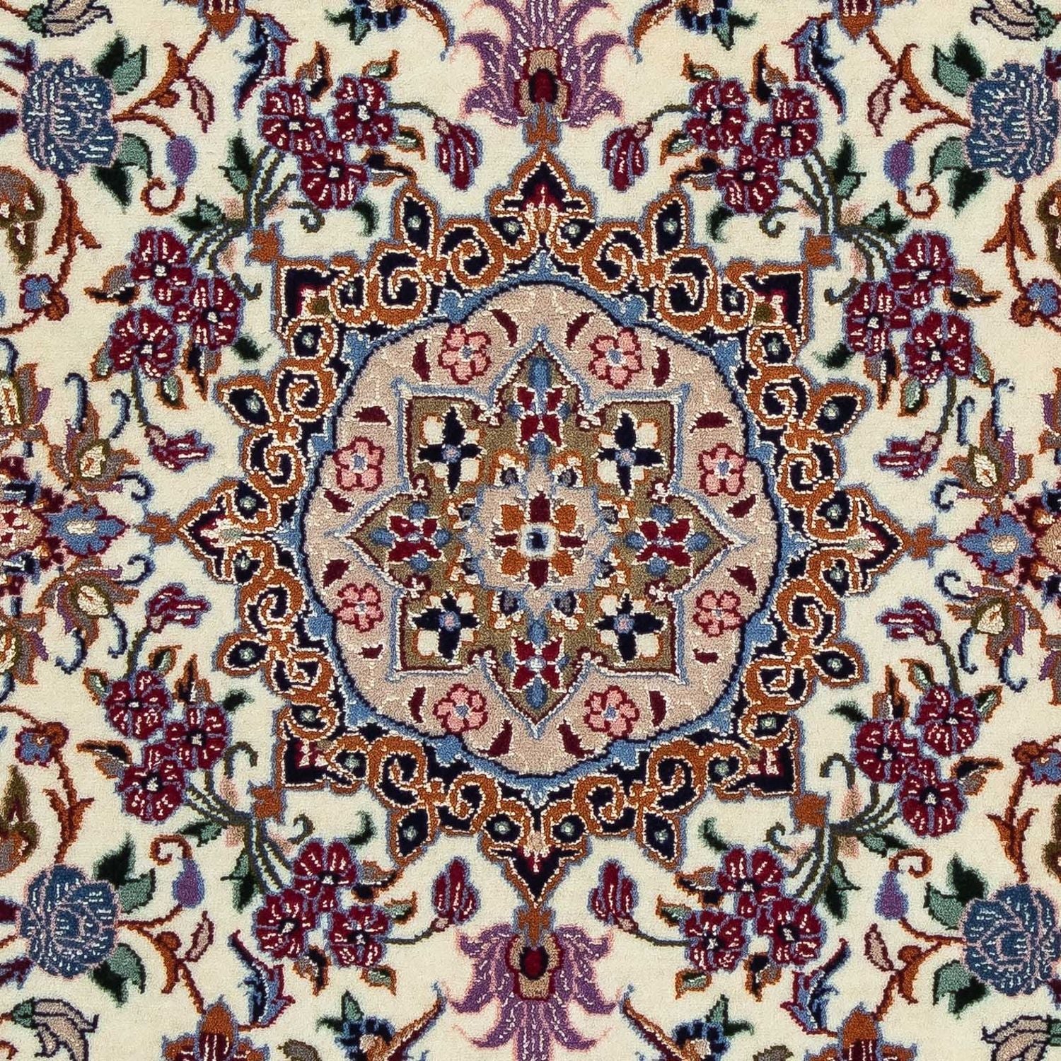 Persisk tæppe - Isfahan - Premium - 102 x 70 cm - beige