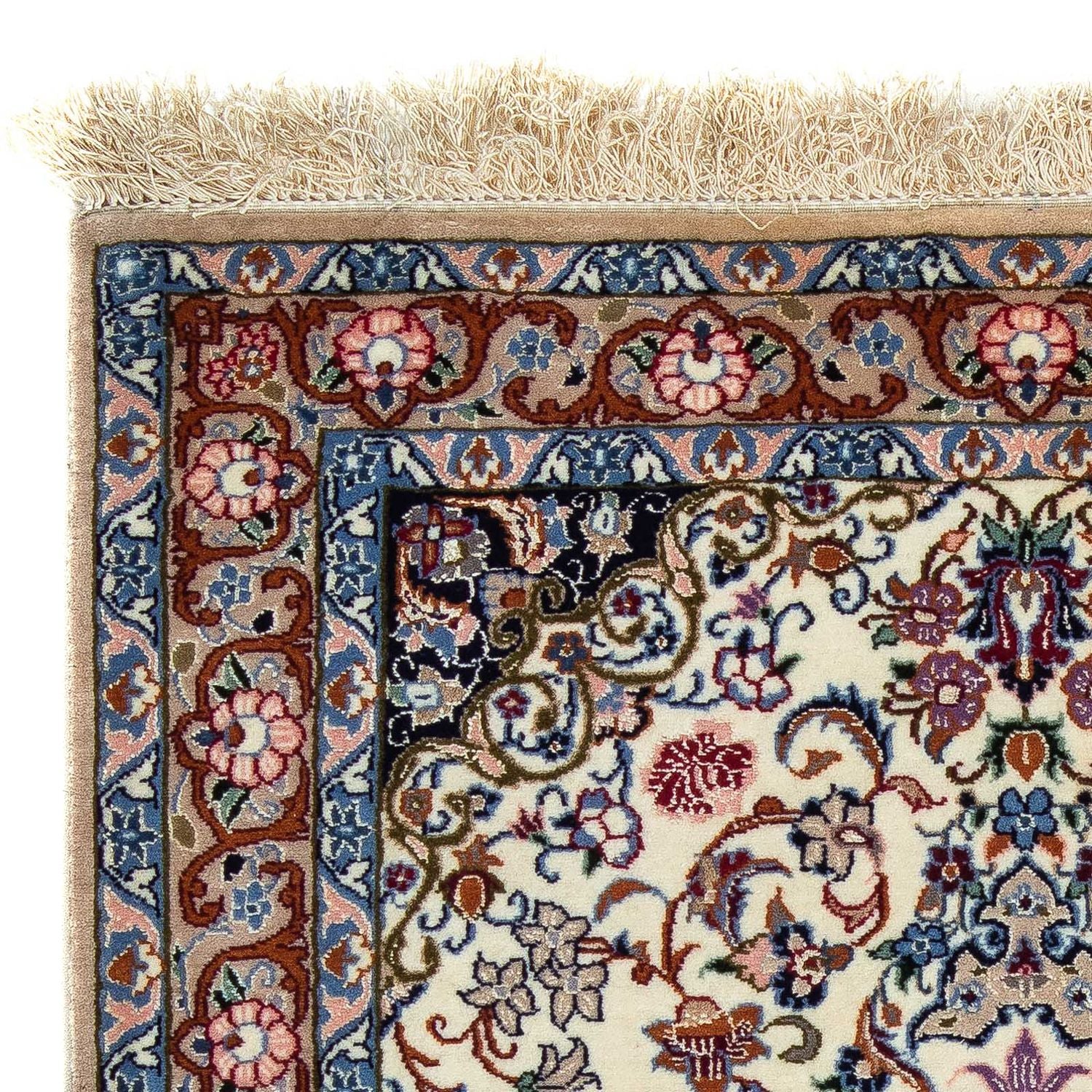 Persisk tæppe - Isfahan - Premium - 102 x 70 cm - beige