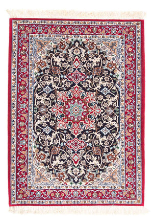 Persisk tæppe - Isfahan - Premium - 102 x 72 cm - rød