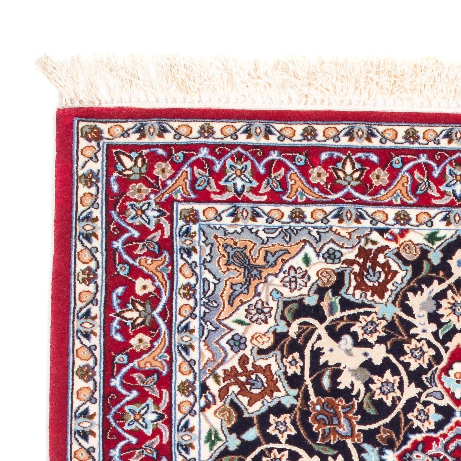 Persisk tæppe - Isfahan - Premium - 102 x 72 cm - rød