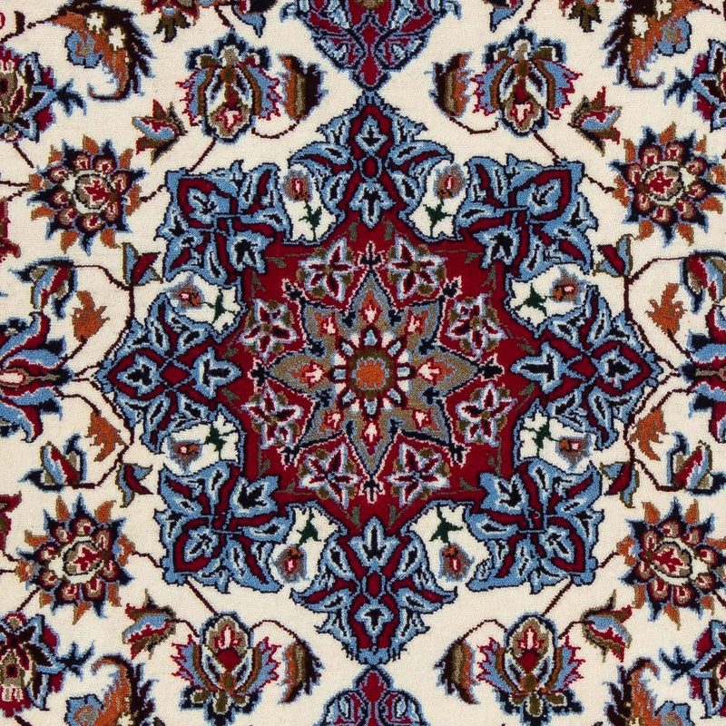 Persisk tæppe - Isfahan - Premium - 102 x 70 cm - mørkerød