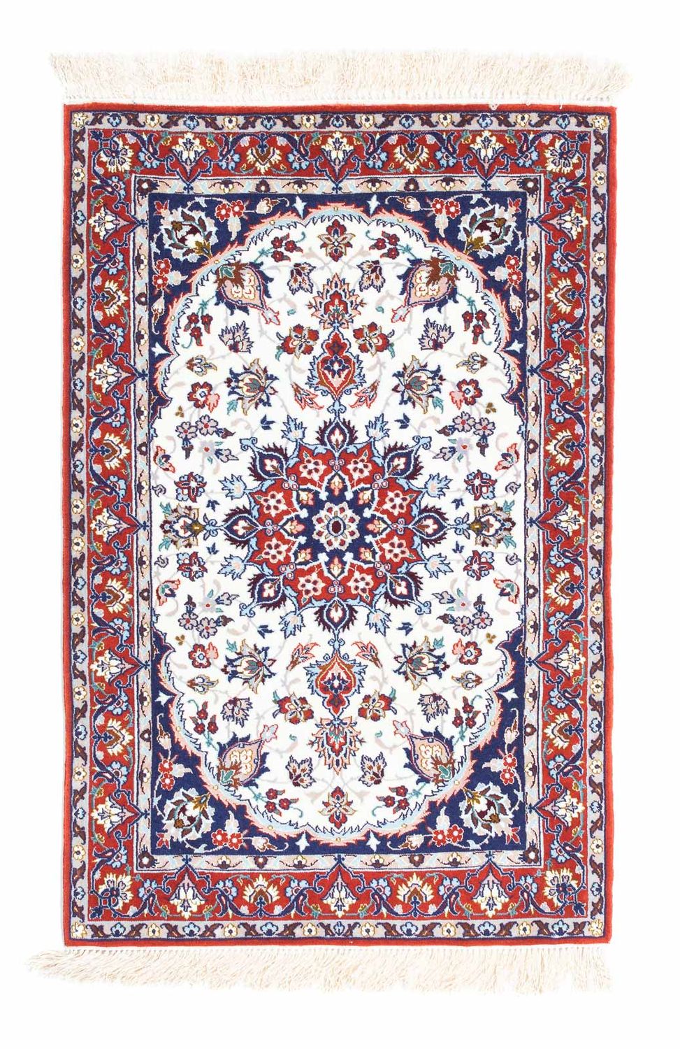 Persisk tæppe - Isfahan - Premium - 108 x 70 cm - beige