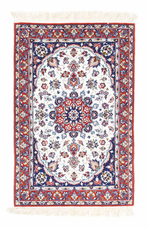 Persisk tæppe - Isfahan - Premium - 108 x 70 cm - beige