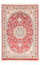 Persisk tæppe - Isfahan - Premium - 123 x 83 cm - rød