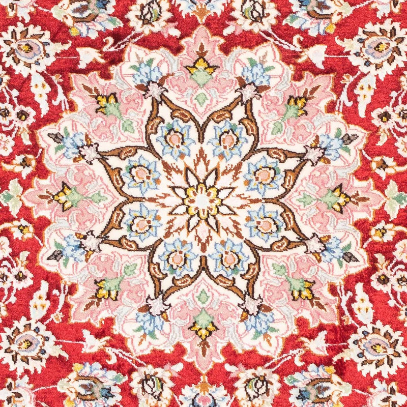 Persisk tæppe - Isfahan - Premium - 123 x 83 cm - rød
