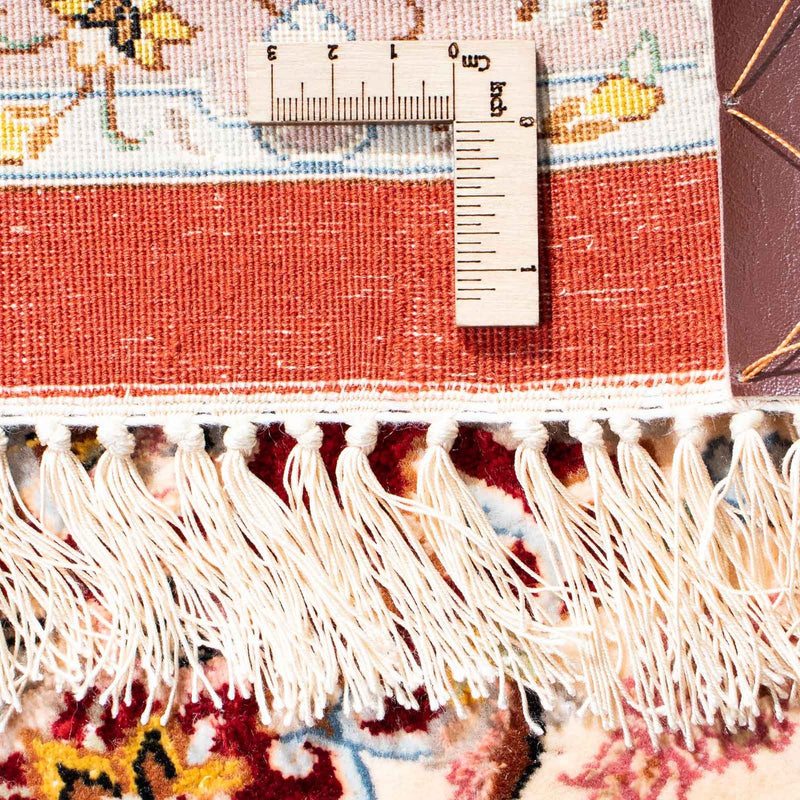 Persisk tæppe - Isfahan - Premium - 123 x 83 cm - rød