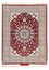 Persisk tæppe - Isfahan - Premium - 119 x 84 cm - mørkerød