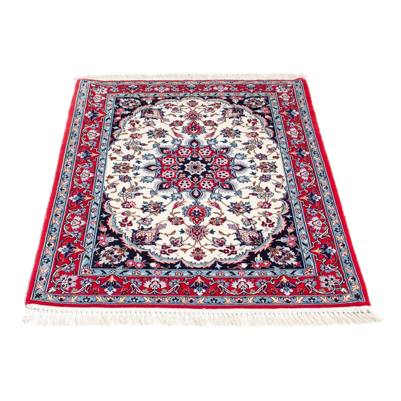 Persisk tæppe - Isfahan - Premium - 115 x 84 cm - rød