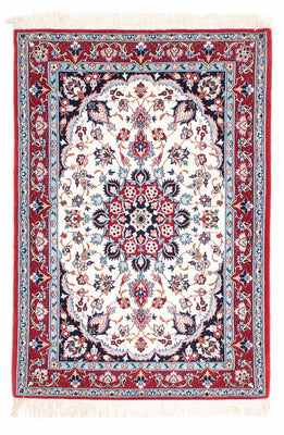 Persisk tæppe - Isfahan - Premium - 121 x 82 cm - beige