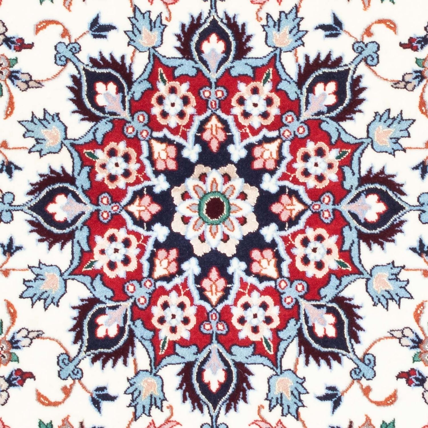 Persisk tæppe - Isfahan - Premium - 121 x 82 cm - beige