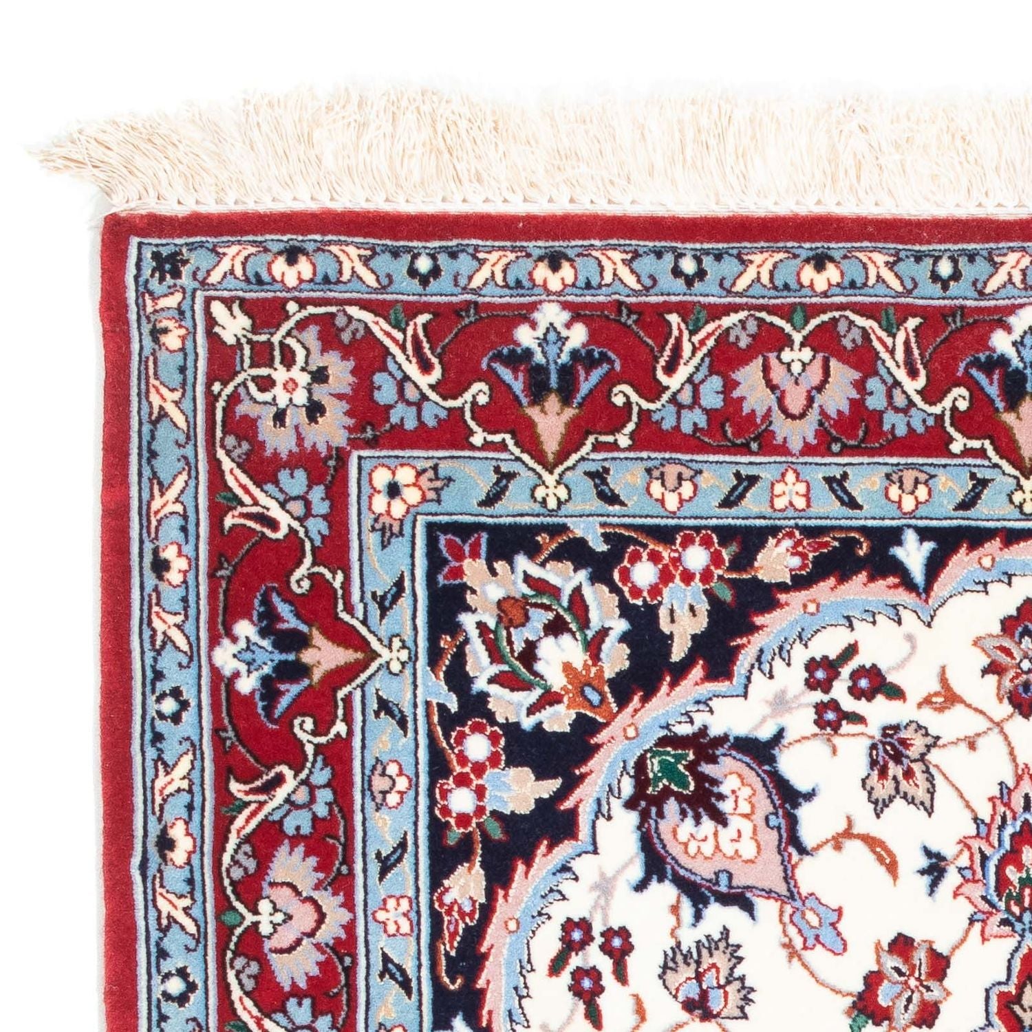 Persisk tæppe - Isfahan - Premium - 121 x 82 cm - beige