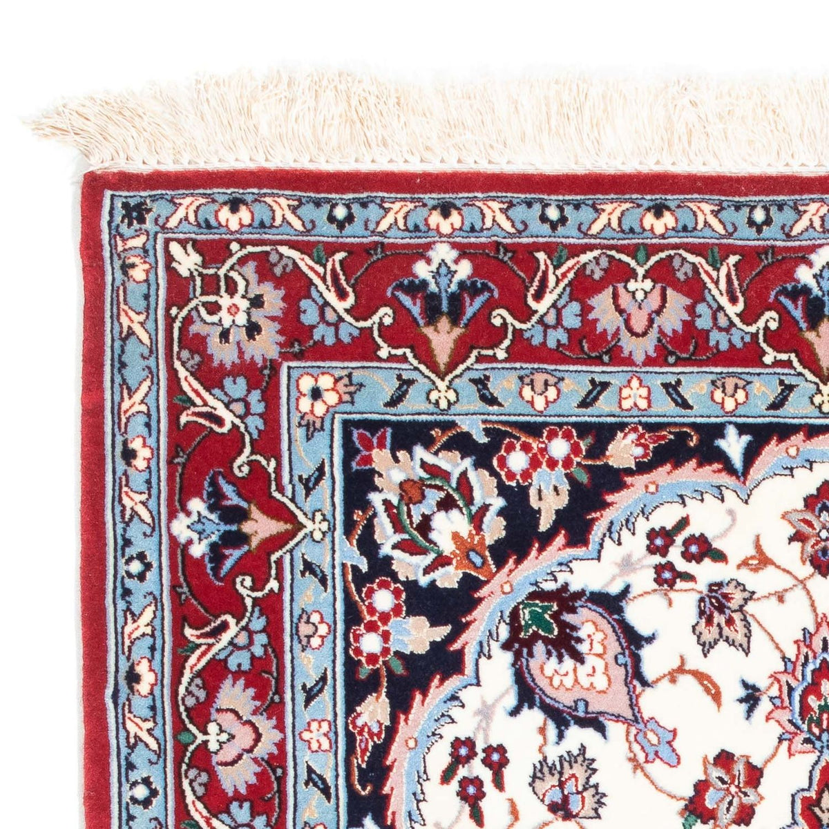 Persisk tæppe - Isfahan - Premium - 121 x 82 cm - beige
