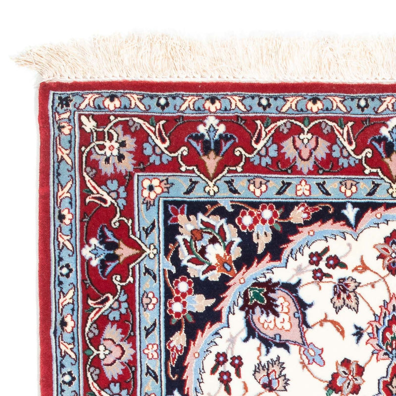 Persisk tæppe - Isfahan - Premium - 121 x 82 cm - beige